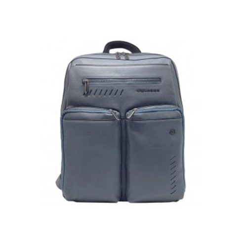 Leather Backpack Piquadro CA5341S110/BLU Color Blue