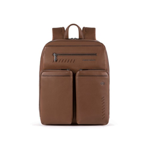 Leather Backpack Piquadro CA5341S110/M Color Brown