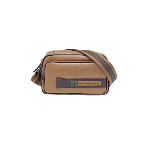 Leather Shoulder Bag Piquadro CA5179W105/BEVE Color Leather